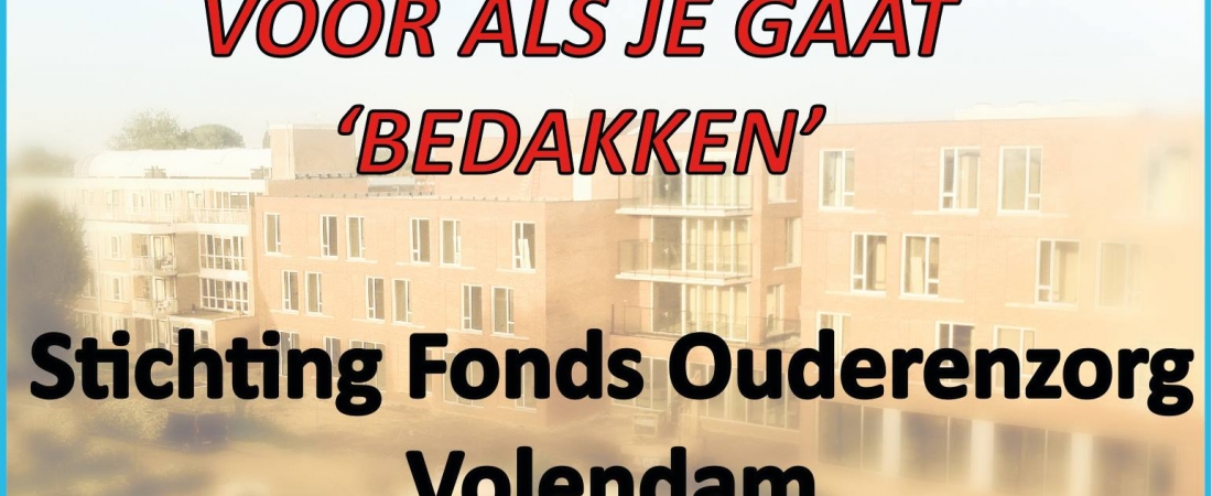 De Cateringkoning voor Stichting Fonds Ouderen Volendam