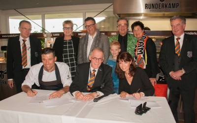 Ondertekening topsponsorcontract