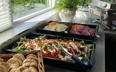 Een bbq in weer en wind