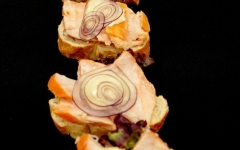 Crostini gerookte zalm