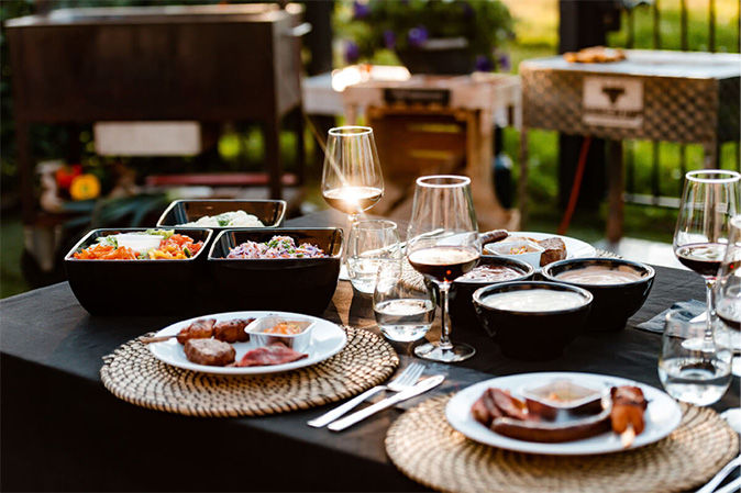 luxe hapjes voor bruiloft catering