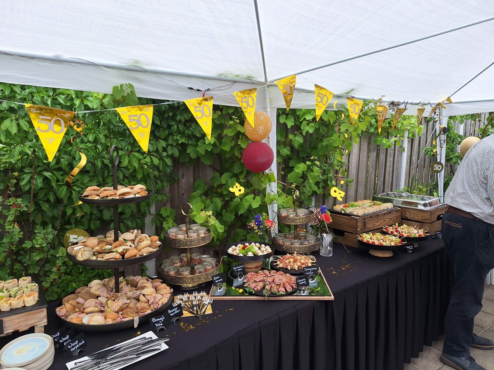 catering inschakelen voor je jubileumfeest