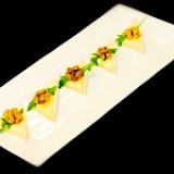 Vegetarisch plakje brie